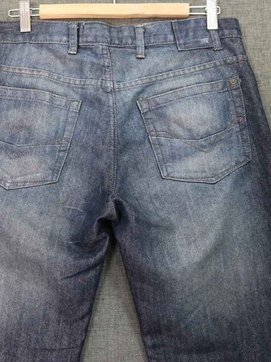 Colours Alexander Julian Mens Jeans 32x*30 Medium Wash Relaxed Straight Denim - Picture 5 of 12